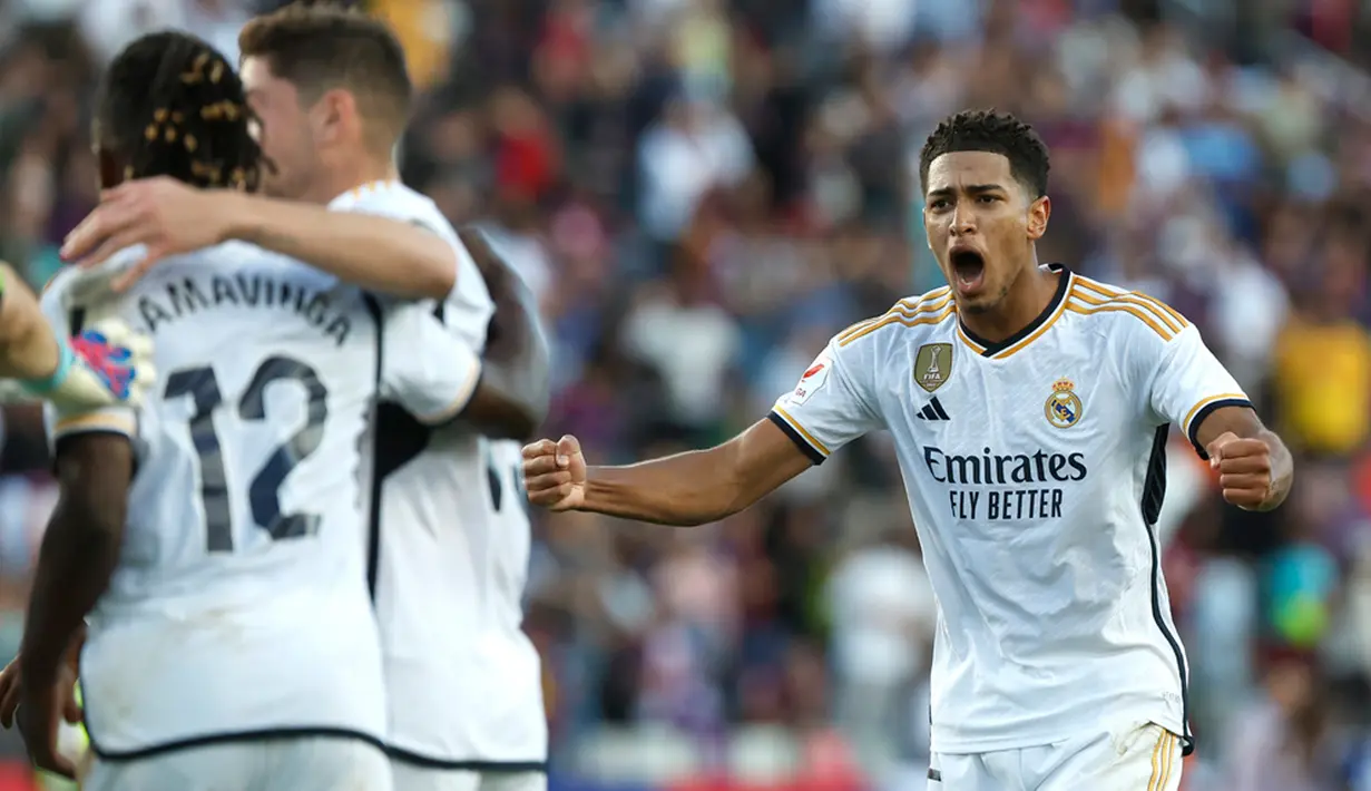 Setelah ini Barcelona dijadwalkan menghadapi Real Sociedad, Minggu (5/11/2023) dini hari WIB. Sedangkan Real Madrid bersua Rayo Vallecano sehari berselang. (AP Photo/Joan Monfort)