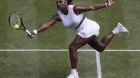 Petenis Amerika Serikat, Serena Williams akan menghadapi Simona Halep di  final Wimbledon (Alastair Grant / POOL / AFP)