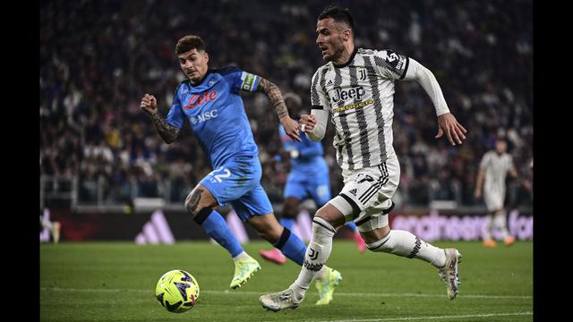 Foto: Selangkah Lagi Segel Gelar Juara Liga Italia, Napoli Raih Kemenangan Dramatis di Markas Juventus