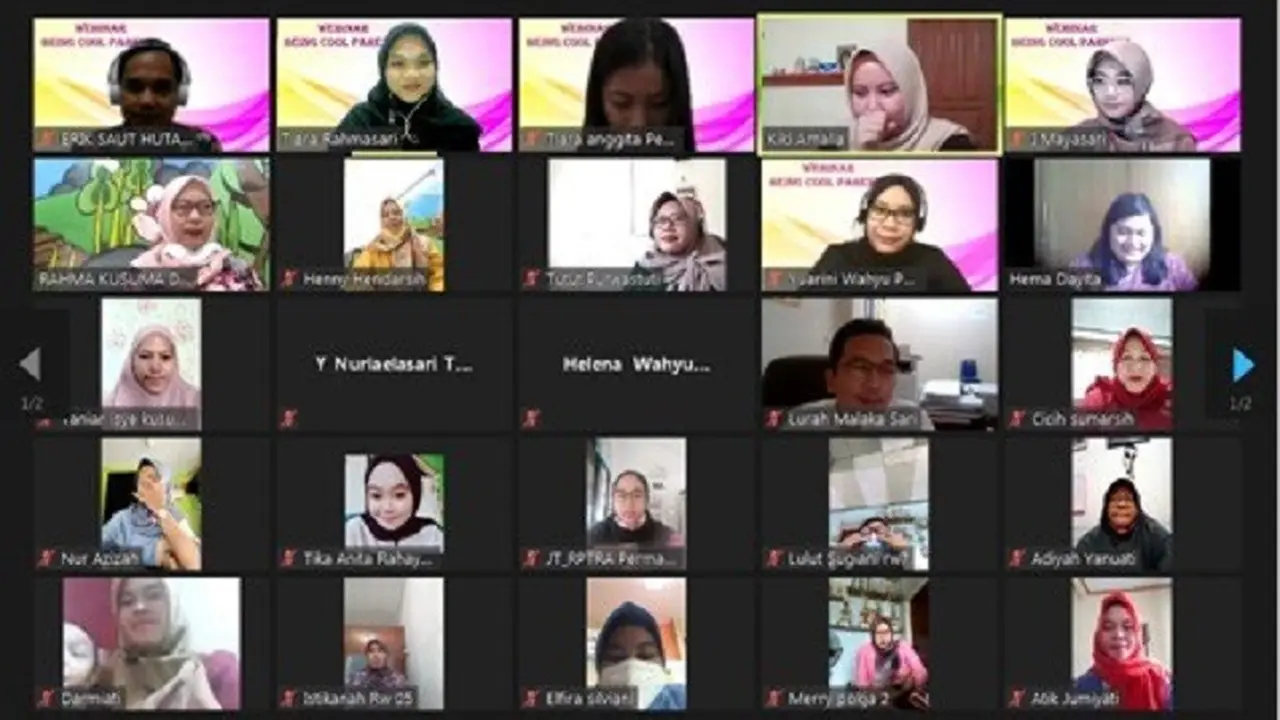 Webinar edukasi anak yang digelar oleh Ubhaya Jaya. (Ist)