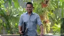 Ekspresi Presiden Komisaris PT Mugi Rekso Abadi (MRA) Soetikno Soedarjo tiba di Gedung KPK, Jakarta, Rabu (12/9). Soetikno menjadi saksi untuk tersangka mantan Direktur Utama PT Garuda Indonesia, Emirsyah Satar. (Merdeka.com/Dwi Narwoko)