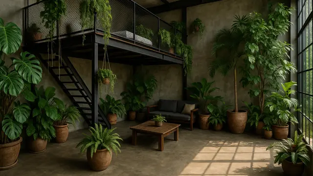 Model Rumah Mezzanine Industrial Cocok untuk Nuansa Tropis (Foto: ChatGPT)