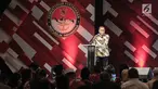 Menteri Pertahanan Ryamizard Ryacudu memberikan sambutan saat menghadiri acara silaturahmi dengan Forum Rekat Anak Bangsa di Jakarta, Senin (12/8/2019). Ryamizard berharap silaturahmi ini dapat menciptakan suasana damai di masyarakat. (Liputan6.com/Faizal Fanani)