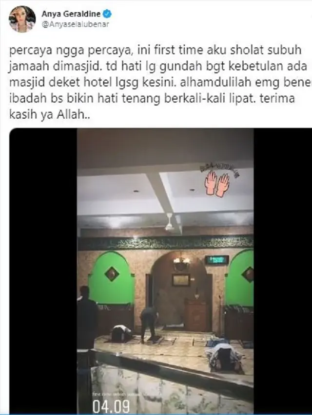 Anya Geraldine (Foto: Twitter)
