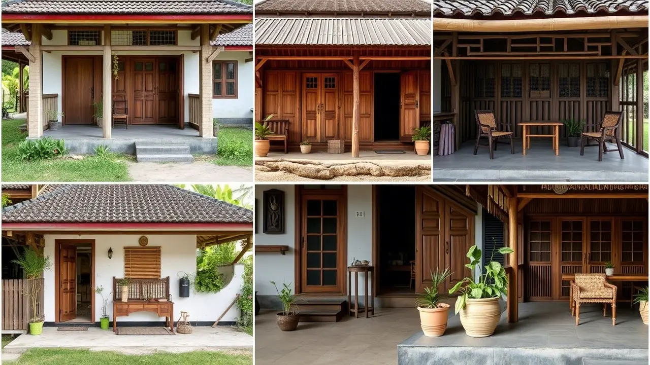 Inspirasi Model Teras Depan Rumah Kampung Sederhana yang Estetik dan Nyaman