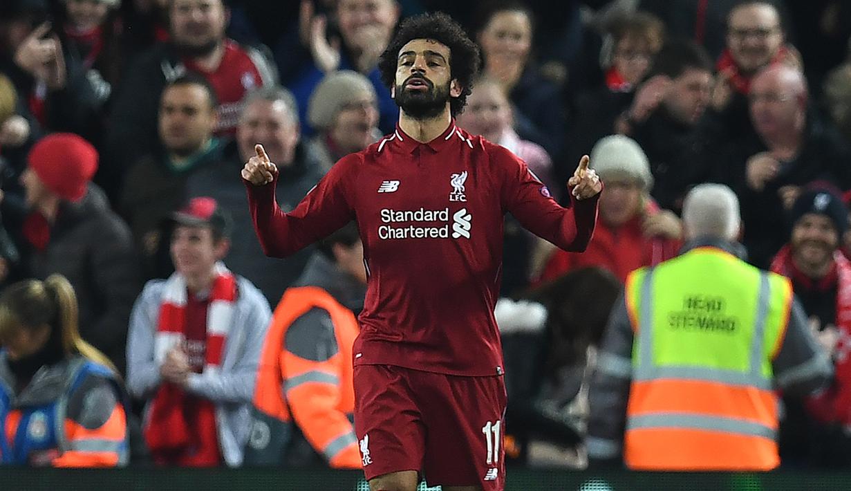 1. Mohamed Salah (Liverpool) - 16 gol dan 7 assist (AFP/Paul Ellis)