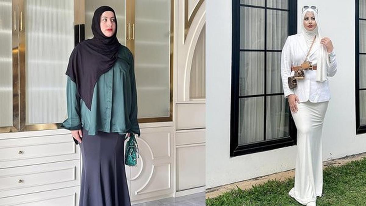 7 Potret Fashion Hijab Tasyi Athasyia, Inspirasi Gaya Lebaran Elegan