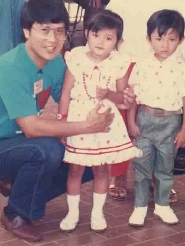 Rina Nose saat masih kecil. (Foto: Dok. Instagram @rinanose)