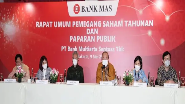 Paparan publik PT Bank Multiarta Sentosa Tbk (MASB) (Dok: Bank MAS)