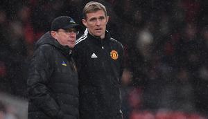 Asisten pelatih Manchester United, Darren Fletcher. (AFP/Paul Ellis)&nbsp;