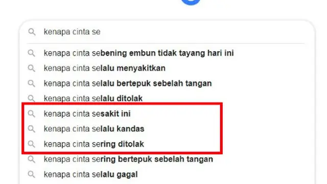 Deretan Kata Kunci Pencarian Google Super Kocak, Warganet Cari Solusi Cinta