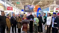 Menpar Widiyanti Putri Wardhana menghadiri pembukaan Paviliun Wonderful Indonesia di ITB Berlin, Selasa, 4 Maret 2025. (dok. Biro Komunikasi Publik Kemenpar)