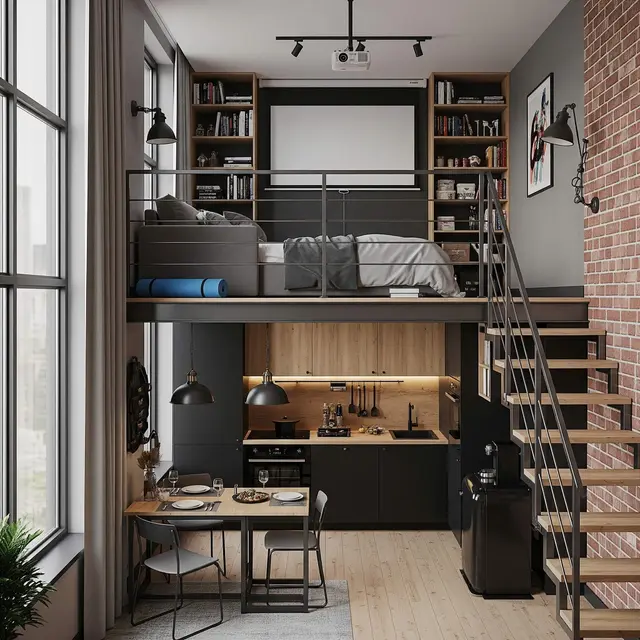 Rumah 3x5 Mezzanine Terbaru 2025