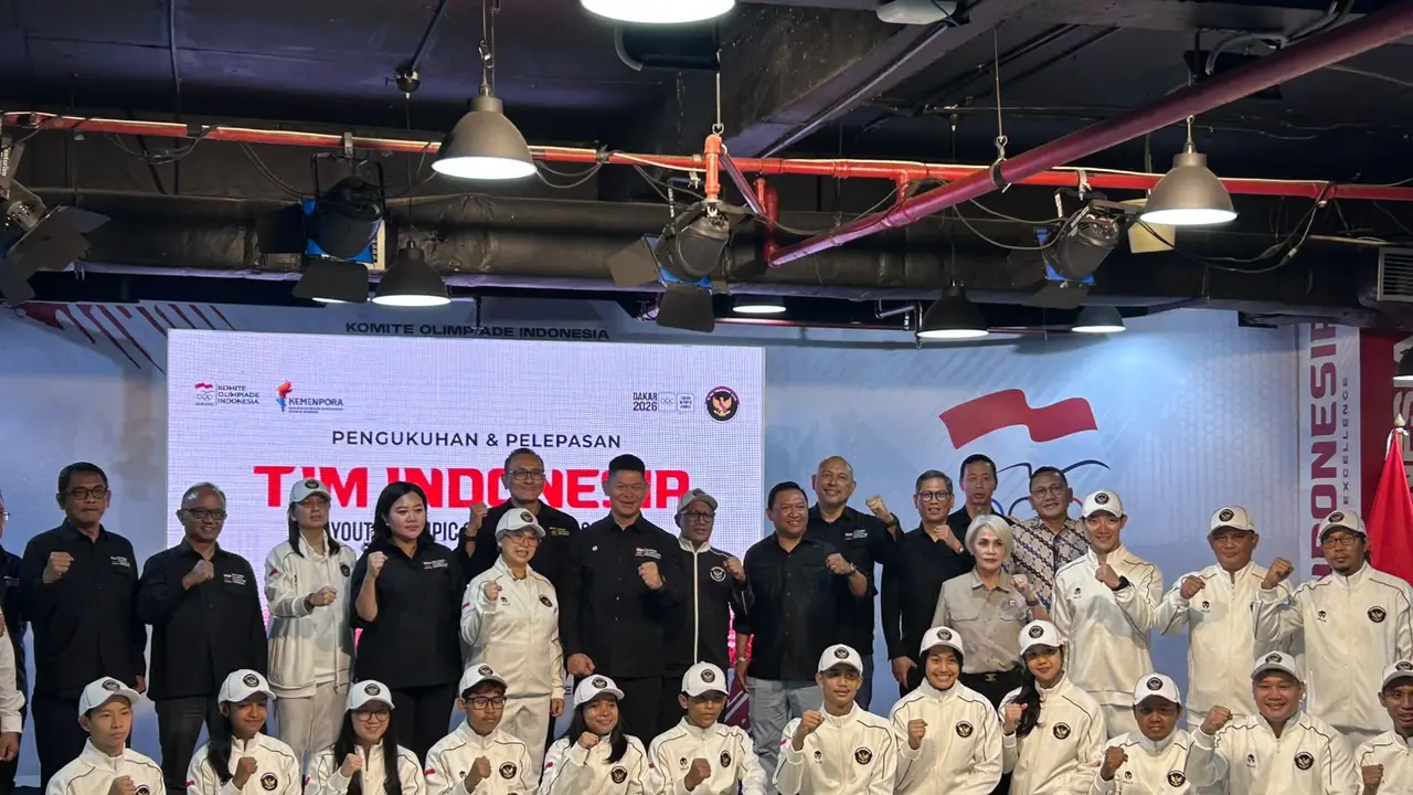 Pengukuhan Kontingen Indonesia di Olimpiade Remaja 2026
