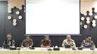 Media Briefing: Perkembangan Isu Kemenkeu Terkini, di Kantor Kementerian Keuangan, Jakarta, Jumat (31/3/2023). Kemenkeu menerima 11,39 juta Surat Pemberitahuan (SPT) tahunan dari Wajib Pajak hingga 31 Maret 2023 pukul 09.00 WIB.