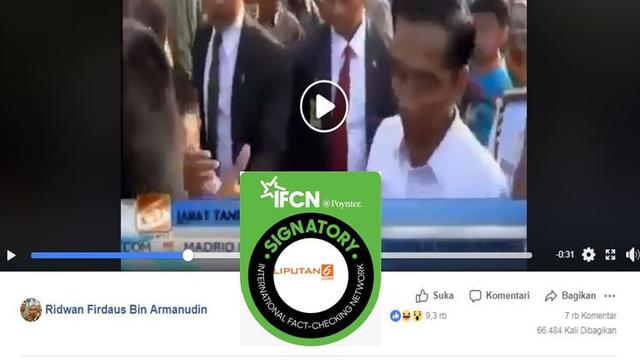 [Cek Fakta] Video Jokowi Bagi-Bagi Uang