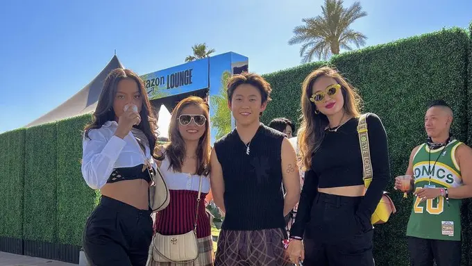 Tampil Luna Maya di Coachella, bertemu Rich Brian hingga Jackson Wang