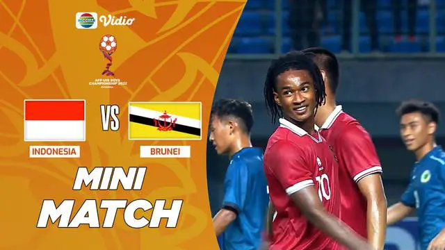 Berita video highlights laga Grup A Piala AFF U-19 2022 antara Timnas Indonesia U-19 melawan Timnas Brunei Darussalam U-19 yang berakhir dengan skor 7-0, Senin (4/7/2022) malam hari WIB.