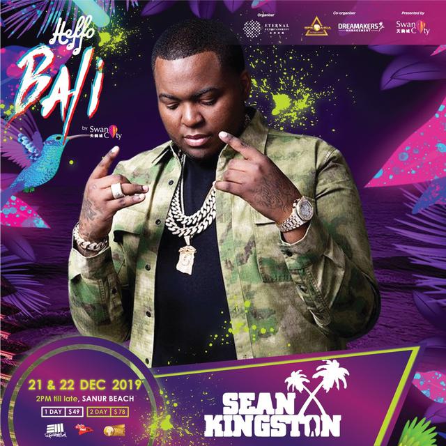 Sean Kingston tampil di Hello Bali Festival 2019 (ist)