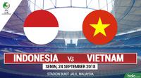 Jadwal Piala AFC U-16 2018, Indonesia vs Vietnam. (Bola.com/Dody Iryawan)