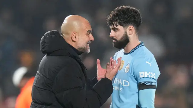 Foto: Manchester City Ditahan Imbang Brentford, Gvardiol Disemprot Guardiola