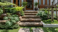 10 Inspirasi Teras Rumah Modern Pakai Batu Alam, Cocok untuk Iklim Tropis Indonesia