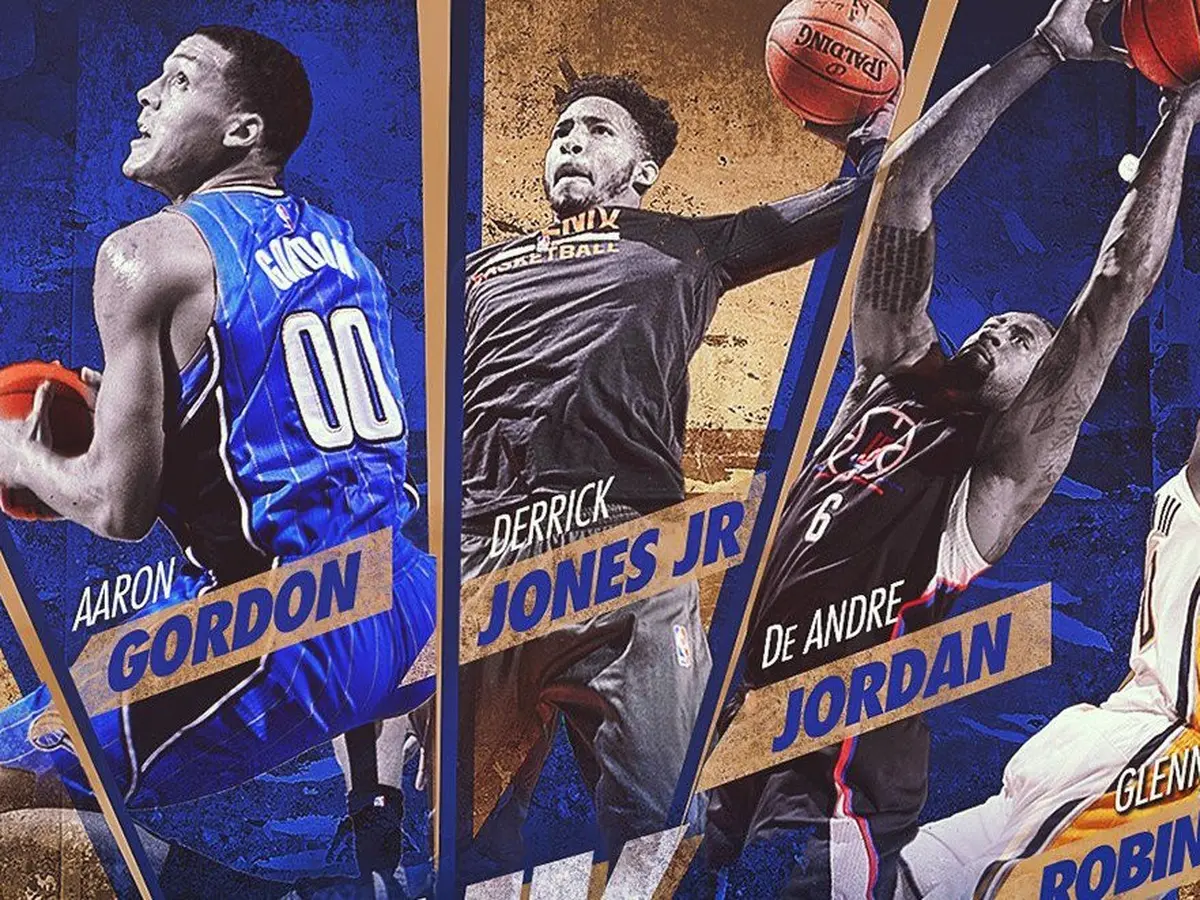 Aaron Gordon DeAndre Jordan Bertarung di Verizon Slam Dunk 2017