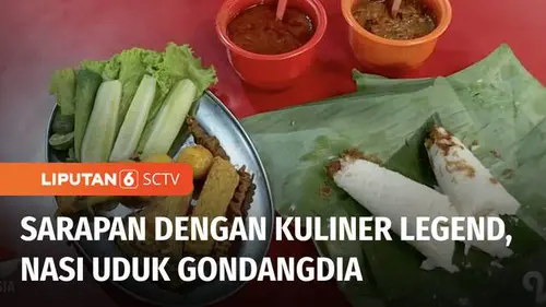 VIDEO: Nikmatnya Sarapan Pagi dengan Kuliner Nasi Uduk Legendaris, Nasi Uduk Gondangdia