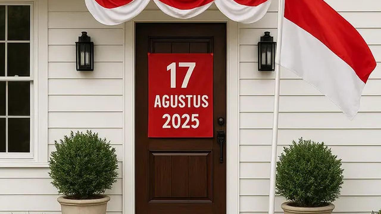 7 Contoh Dekorasi Depan Rumah untuk 17 Agustus 2025 yang Murah dan Bagus