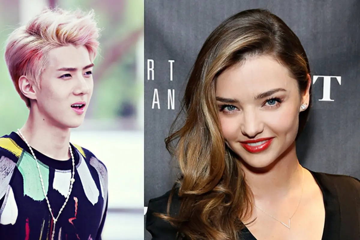 Sehun EXO & Miranda Kerr