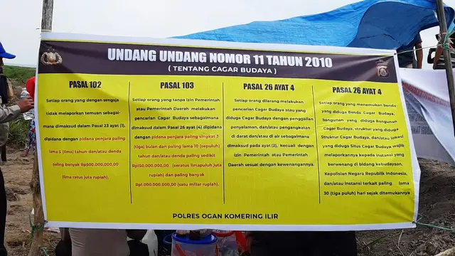 Pemkab OKI Tempuh Jalur Penetapan Cagar Budaya di Lokasi Penggalian Harta Karun