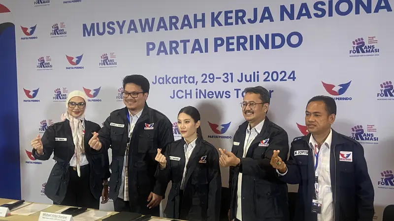 Partai Perindo akan menggelar musyawarah kerja nasional atau Mukernas tahun 2024 selama tiga hari ke depan, mulai dari 29 hingga 31 Juli 2024.