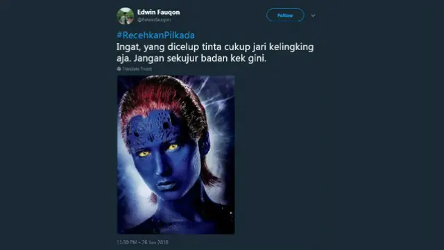 Biasanya, setelah melakukan pencoblosan, banyak masyarakat yang memamerkan potret tinta ungu di kelingkingnya.