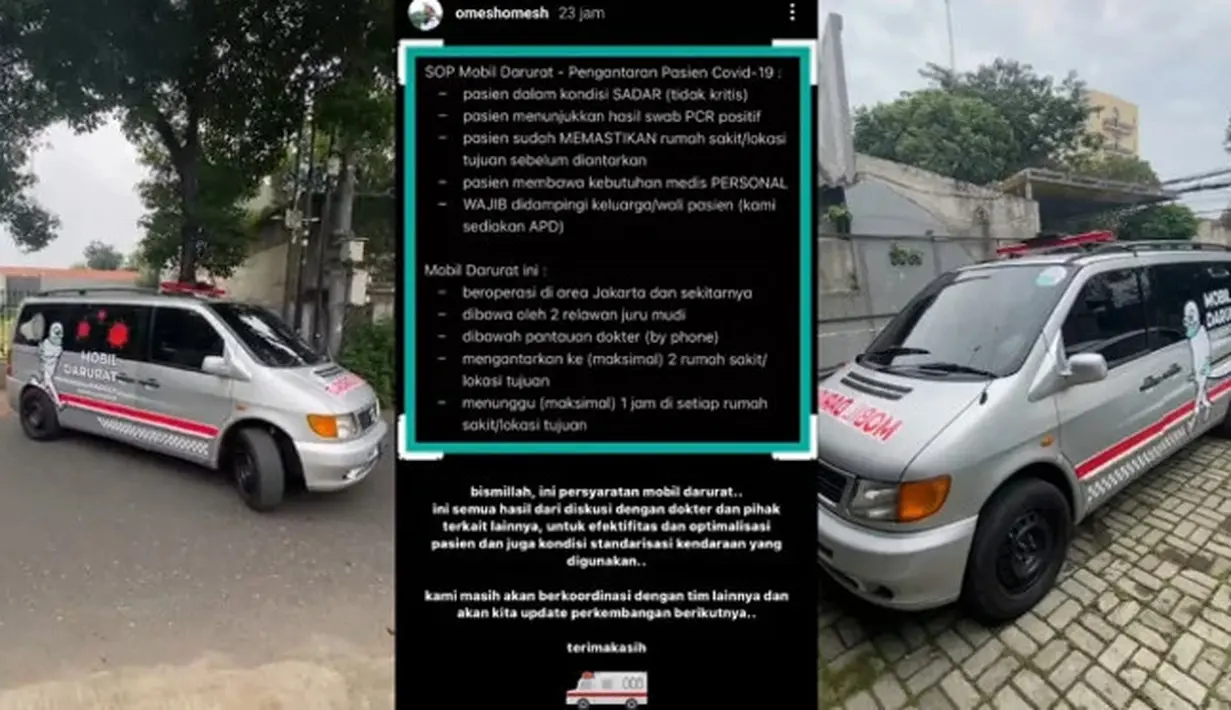 Ananda Omesh Rombak Mobil Kesayangan (Instagram/omeshomesh)