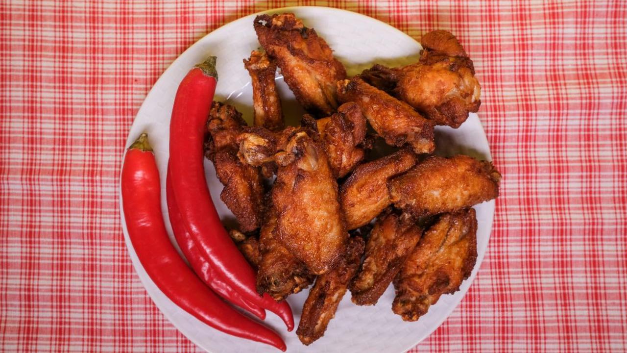 1. Ayam Krispi dengan Saus Pedas <br>