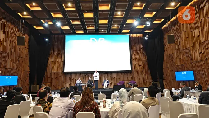 <p>ATVSI gelar workshop bertajuk “DVB-I and DVB-NIP, Technology Development & Opportunities” di Jakarta, Senin (2/6/2025). (Liputan6.com/ Yuslianson)</p>