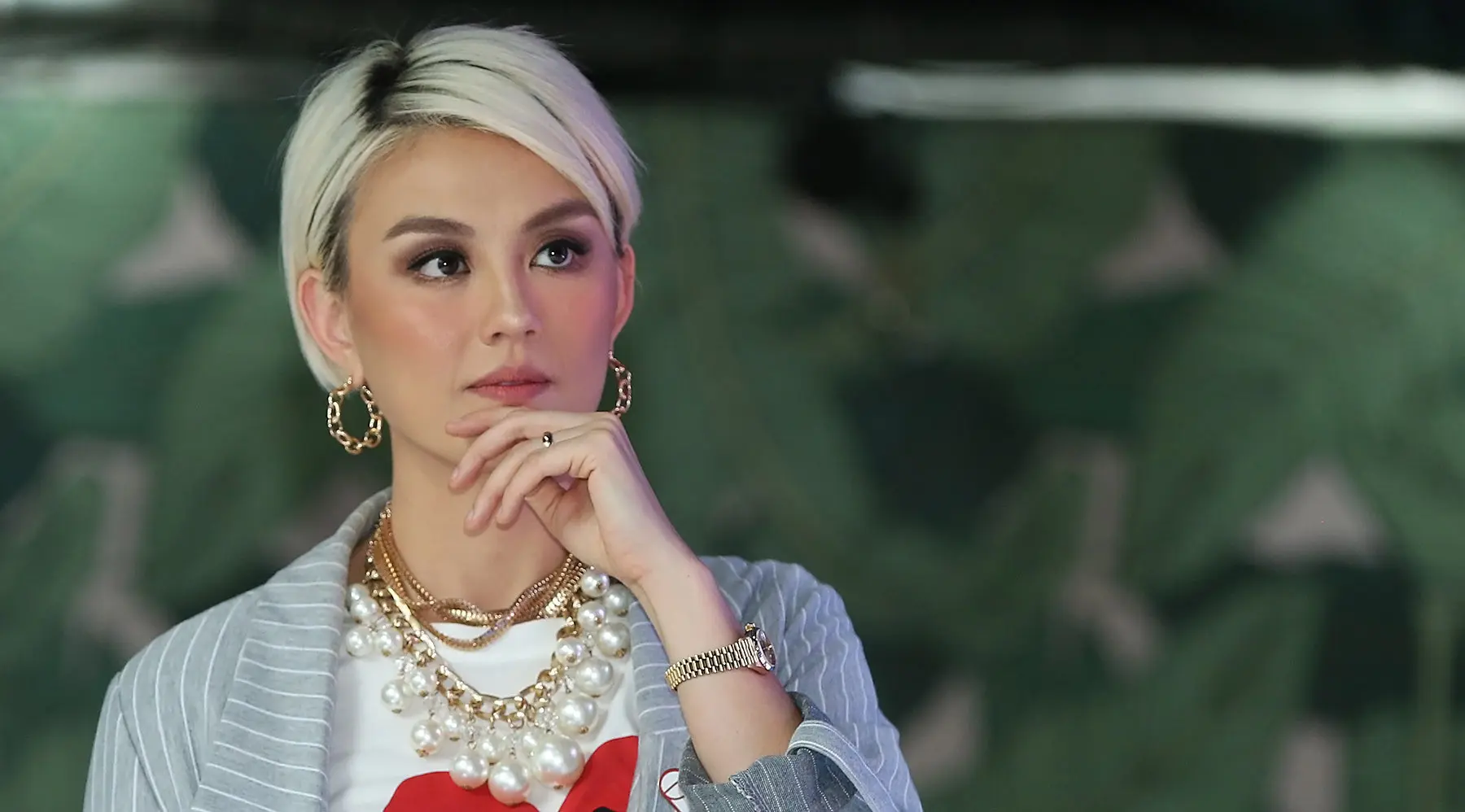 Agnez Mo terpikat suara Sharla (Bambang E. Ros/Bintang.com)