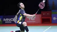 Tunggal putra Jonatan Christie yang diunggulkan ditempat ke-4 lolos ke semifinal setelah menang atas Toma Junior Popov (Prancis) yang berperingkat 33 BWF dengan rubber game, 21-18, 16-21, 24-22. Jojo akan jumpa pemenang antara Kidambi Srikanth dan Anders Antonsen. (AFP/PBSI)