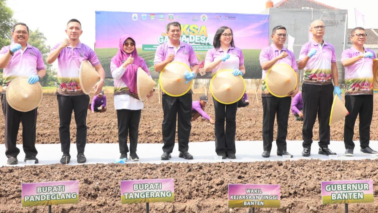 Wujudkan Swasembada Pangan, Jamintel Gandeng Gubernur Banten di Program 'Jaksa Garda Desa