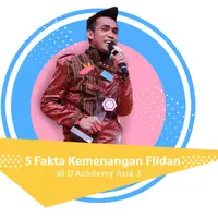 Menyimak 5 fakta kemenangan Fildan di ajang kompetisi menyanyi dangdut Asia, D'Academy Asia 3. (Foto: Adrian Putra/Bintang.com, Desain: Nurman Abdul Hakim/Bintang.com)
