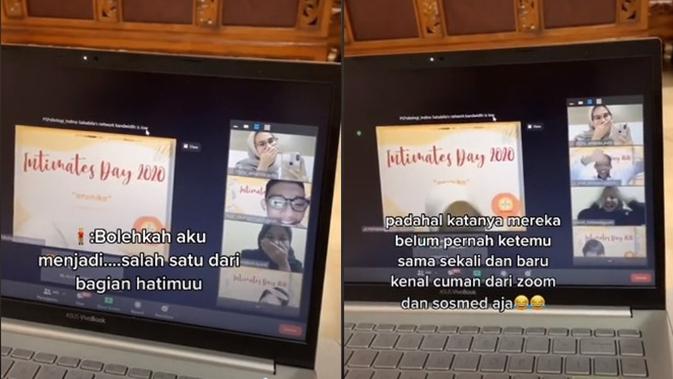 Belum Pernah Ketemu, Aksi Cowok Nyatakan Cinta Lewat Zoom
