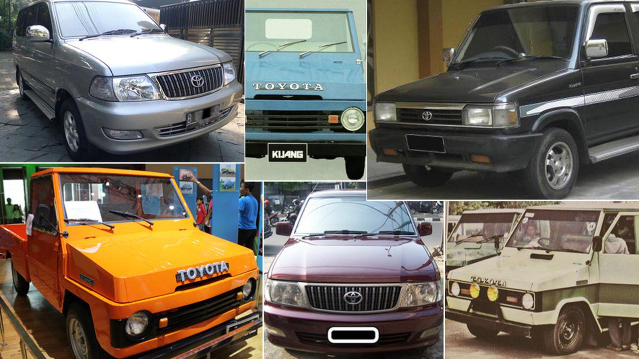 Sosok Toyota Kijang dari Waktu ke Waktu (Foto: isitimewa)