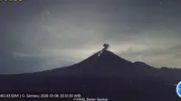 Gunung Semeru Kembali Erupsi Selasa Malam, Begini Penampakannya