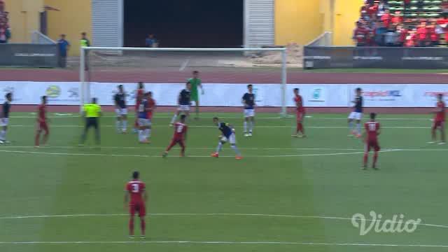 Laga Timnas Indonesia U-22 Vs Kamboja dalam babak pertama masih imbang 0-0.