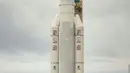 BRIsat akan meluncur memakai roket Ariene 5, berbarengan dengan satelit EchoStar XVIII. Saat ini kedua satelit berada dalam kondisi yang aman dan dalam mode standby. (Foto: Dok BRI)