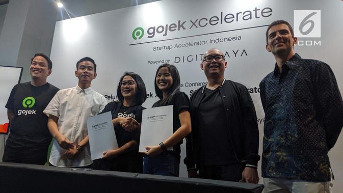 Peluncuran Gojek Xcelerate di Jakarta, Selasa (10/9/2019). (Liputan6.com/ Andina Librianty)