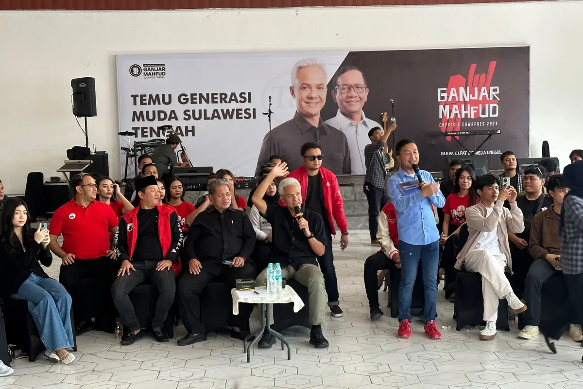 Ganjar Pranowo Kampanye di Palu Sulteng