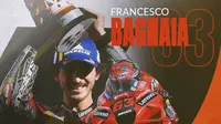 MotoGP - Ilustrasi Francesco Bagnaia (Bola.com/Adreanus Titus)