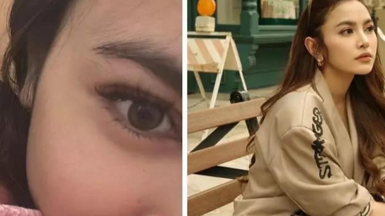Perbandingan Wajah Bare Face vs Makeup Mahalini