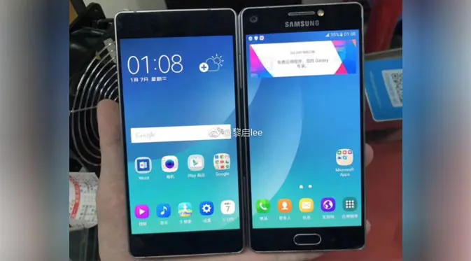 Project V, smartphone lipat yang batal dikembangkan Samsung. (Doc: @MMDDJ_(Twiiter))